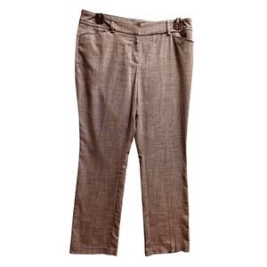 7th Avenue Design Studio Women's Dress Pants Black/White Front Pockets Size 12